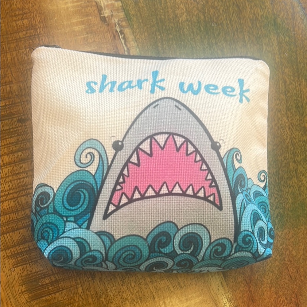 Shark Week Cosmetic Pouch